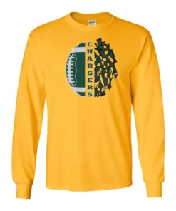 Chargers Cheerleader Classic Long Sleeves