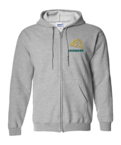 East Chatham Chargers Classic Full Zip Hoodie