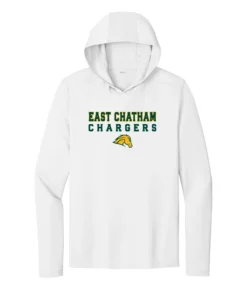 East Chatham Chargers UV Performance Long Sleeve Hooded Tee